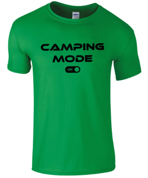 Bedrukt Camping Heren Shirt