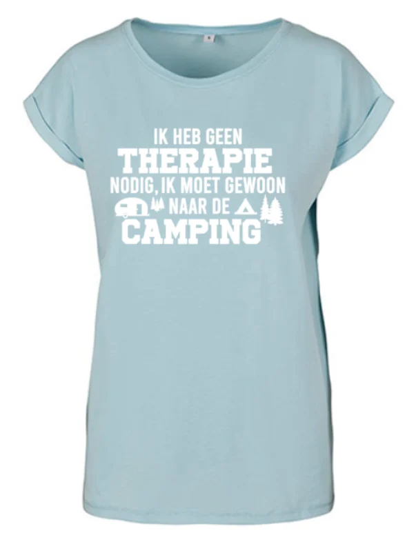 Bedrukt Camping Dames Shirt - Afbeelding 6