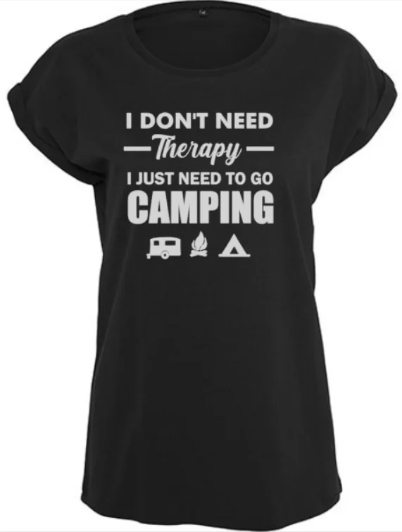 Bedrukt Camping Dames Shirt - Afbeelding 7